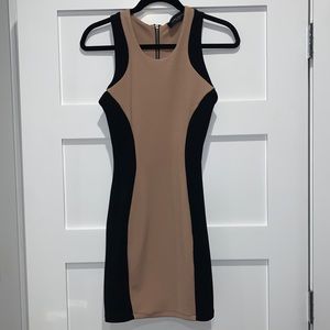 Gorgeous Black and Tan Dress